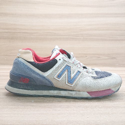 ◇ NEWBALANCE ニューバランス LEGENDSPACK マルチ柄 スニーカー ローカット サイズ２４ ベージュ系 メンズ E_画像5