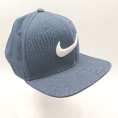 ◇ NIKE ナイキ ベースボール 速乾性 コーディネート スタイル マッチ キャップ ネイビー サイズS メンズ レディース E_画像4