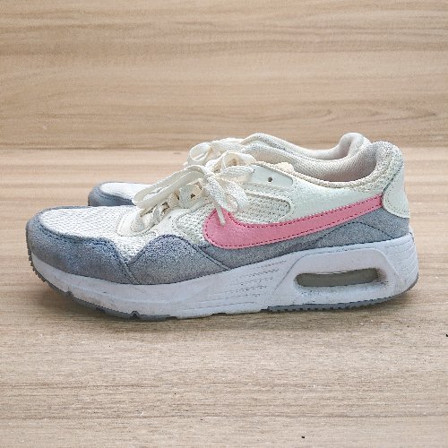 ◇ NIKE ナイキ CW4554-114 AIR MAX SC エアマックス ランニングシューズ サイズ24.0 アイボリー系 レディース E_画像5