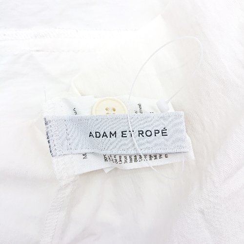 ◇ ADAM ET ROPE アダムエロペ フリル アシメントリ－風 キャミソール ブラウス サイズF アイボリー系 レディース E_画像3