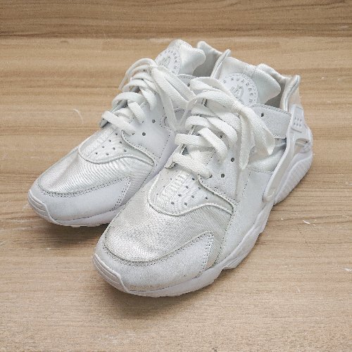 * * NIKE Nike AIR HUARACHE каблук зажим простой мягкий спортивные туфли размер 27 белый мужской E