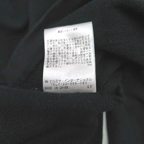 ◇ KATE SPADE NEW YORK かわいい シンプル フリル襟 キッズ 長袖 カットソー サイズ160 ブラック レディース E_画像5