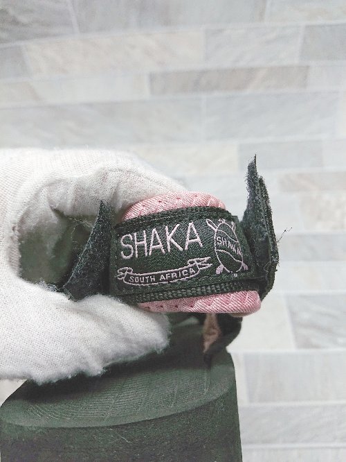 ◇ ◎ SHAKA シャカ 厚底 カジュアル サンダル サイズ24.0cm ブラック ピンク レディース P_画像5