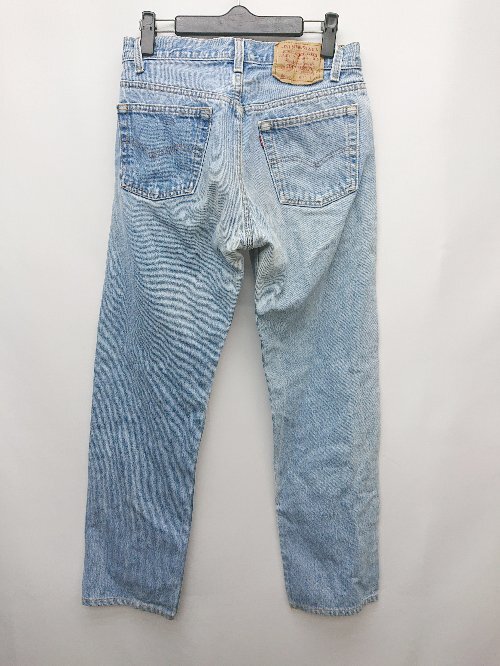 * Levi\'s Levi's распорка стандартный casual Denim джинсы размер W30L36 голубой серия женский мужской P