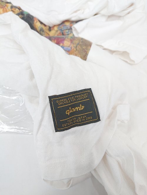 ◇ glamb×JOJO コラボ ロゴ カジュアル 半袖 Tシャツ カットソー サイズ3 ホワイト レディース メンズ P_画像6