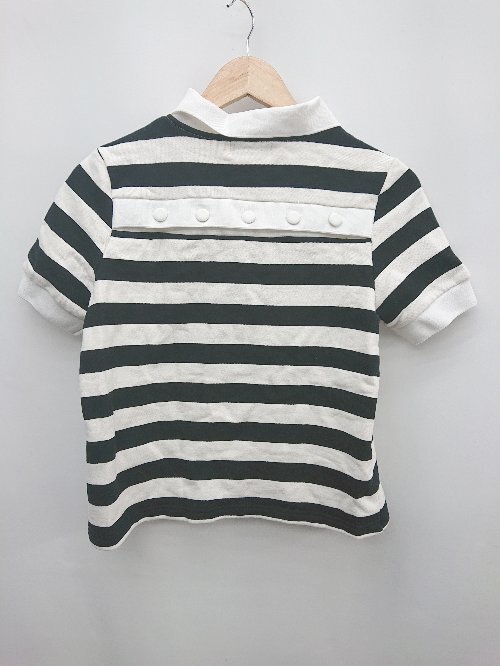 ◇ MIRO AMURETTE ボーダー カジュアル 可愛い 半袖 Tシャツ カットソー サイズM ホワイト ブラック レディース P_画像2