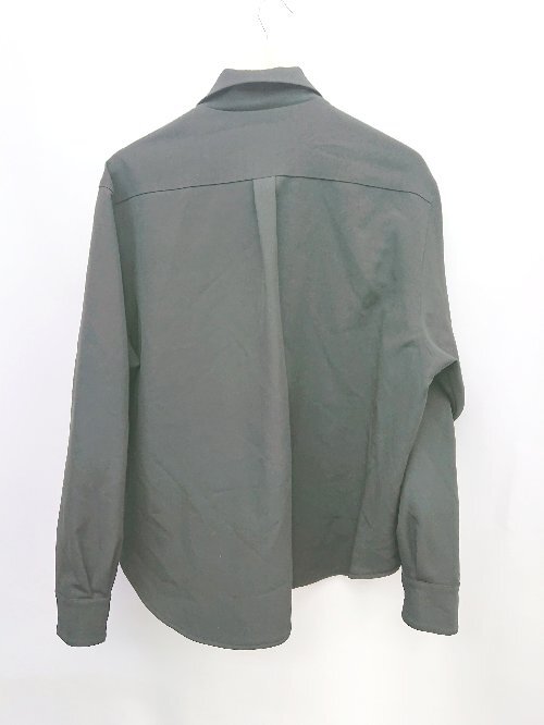 ◇ EDDEN ELLEN エデンエレン シンプル カジュアル ジップアップ 長袖 シャツ ジャケット サイズS ブラック メンズ P_画像2