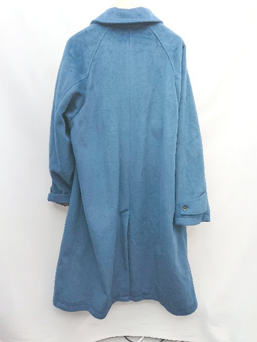 ■ ln fortis ステンカラー ロング シンプル 長袖 コート サイズS ブルー系 メンズ P_画像2