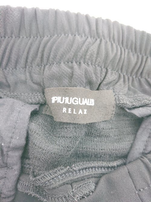 * 1PIU1UGUALE3 талия резина casual Logo шорты размер M черный мужской P
