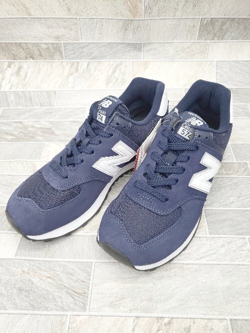 ◇ ◎ ●美品● new balance ニューバランス ML574EN2 スニーカー シューズ サイズ26.0cm ネイビー メンズ P_画像1