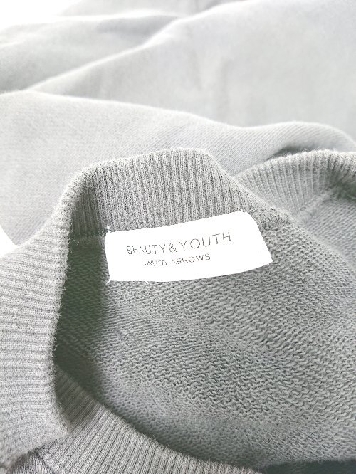 * BEAUTY & YOUTH view ti and Youth UNITED ARROWS long sleeve sweatshirt gray men's lady's P