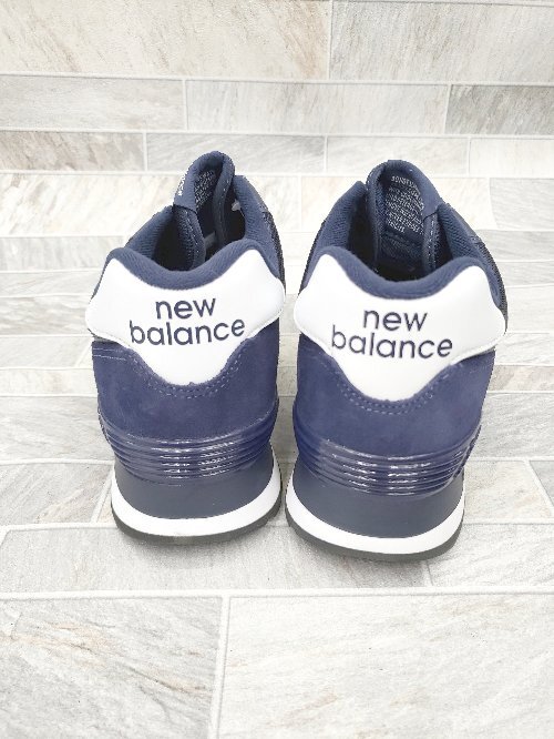 ◇ ◎ ●美品● new balance ニューバランス ML574EN2 スニーカー シューズ サイズ26.5cm ネイビー メンズ P_画像3