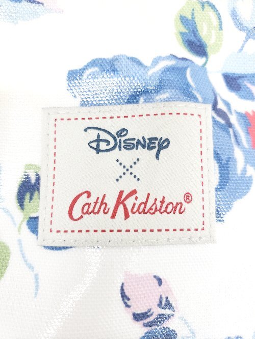 ◇ Disney×Cath Kidston ディズニー キャスキッドソン かわいい トート ハンド バッグ ブルー ホワイト レディース P_画像4