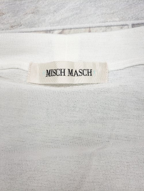 ◇ MISCH MASCH ミッシュマッシュ レース キレイめ ロング 長袖 カーディガン サイズM オフホワイト系 レディース P_画像3