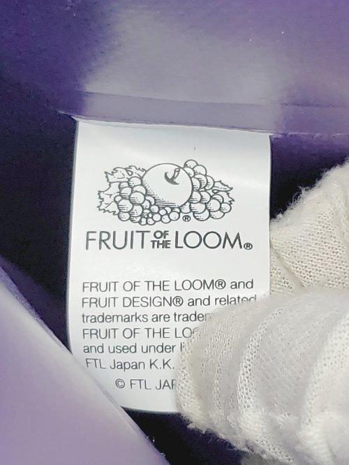 ◇ Fruit of the Loom Japan フルーツオブザルーム 大容量 ロゴプリント 2WAY トートバック パープル レディース P_画像4