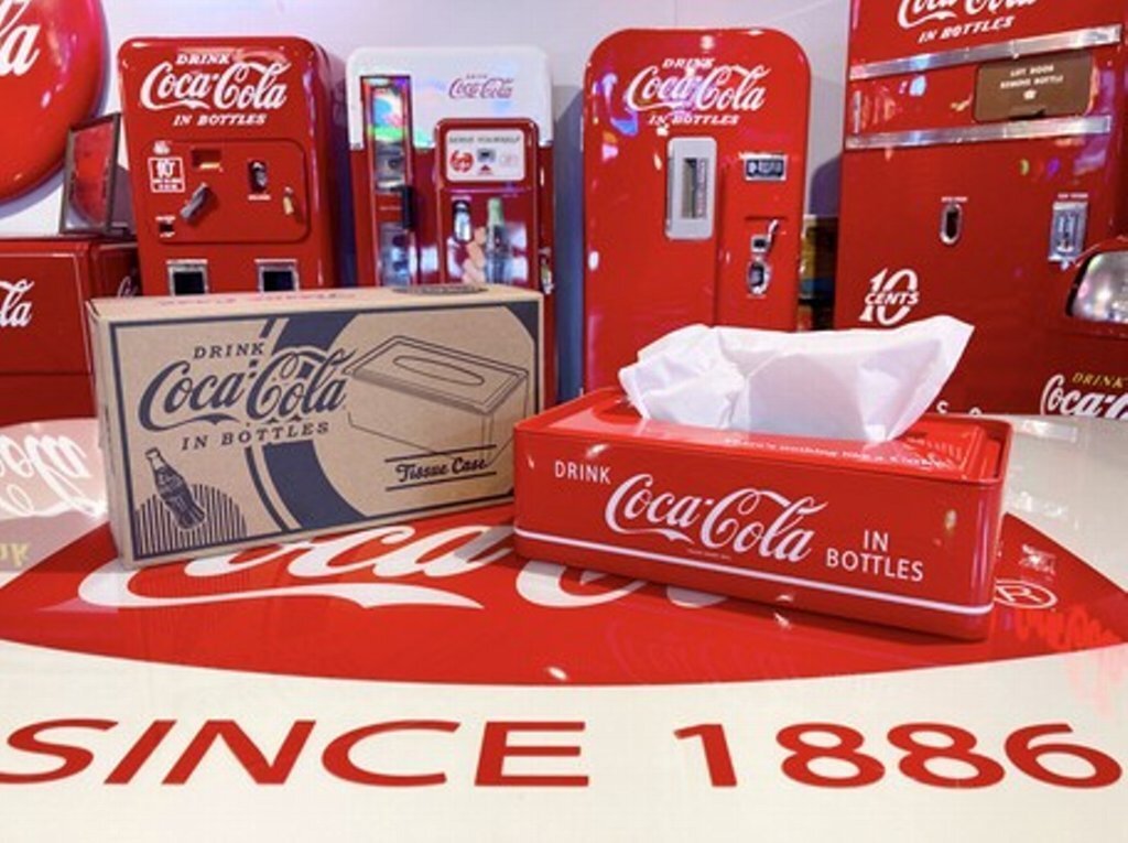  Coca Cola COKE Coca-Cola Coca * Cola tissue case (Drink) PJ-TC03 red Cola miscellaneous goods american miscellaneous goods 