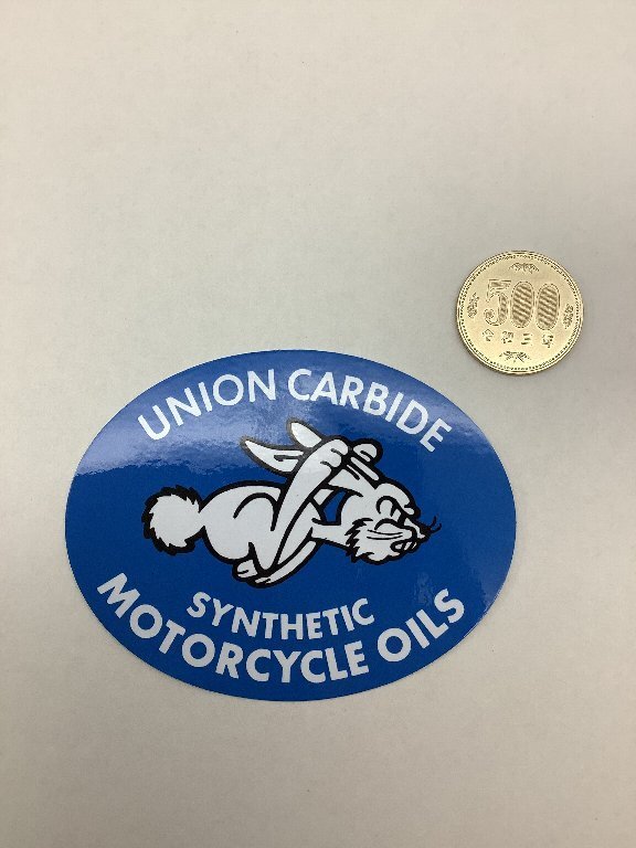 レーシングステッカー(UNION CARBIDE)　ステッカー　シール　車　バイク　アメリカ雑貨アメリカン雑貨_画像3