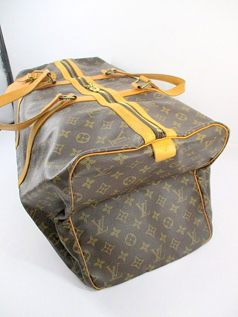 1円★ ルイ ヴィトン LOUIS VUITTON サック スープル 55 モノグラム ボストン バッグ レザー ブラウン M41622 訳あり 中古の画像2