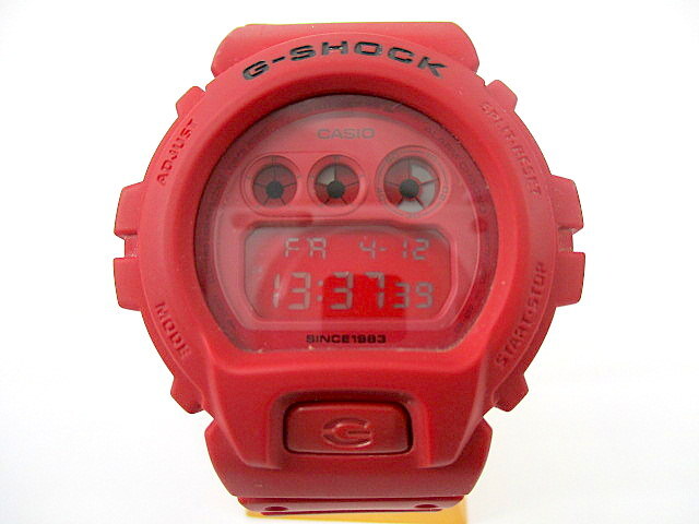 １円★美品 G-SHOCK Gショック カシオ 腕時計 クォーツ 35周年記念モデル レッドアウト DW-6935C-4JR メンズ レディース 稼働品 中古_画像1