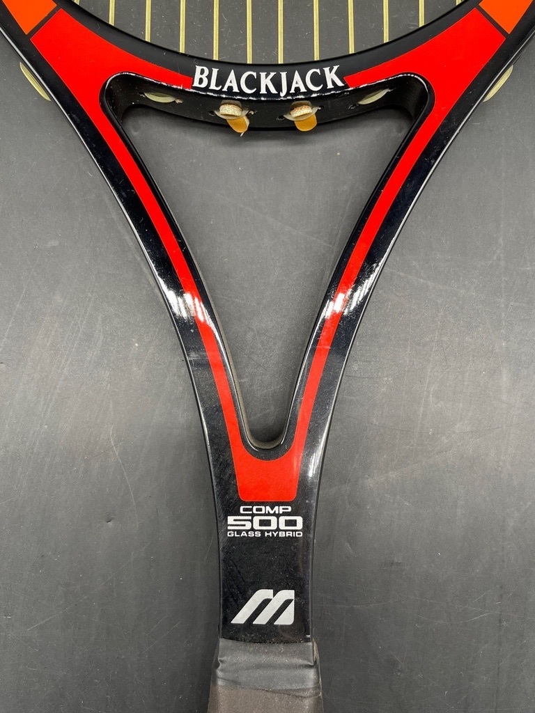 D331〔動作未確認〕MIZUNO ミズノ テニスラケット BLACKJACK COMP500の画像3