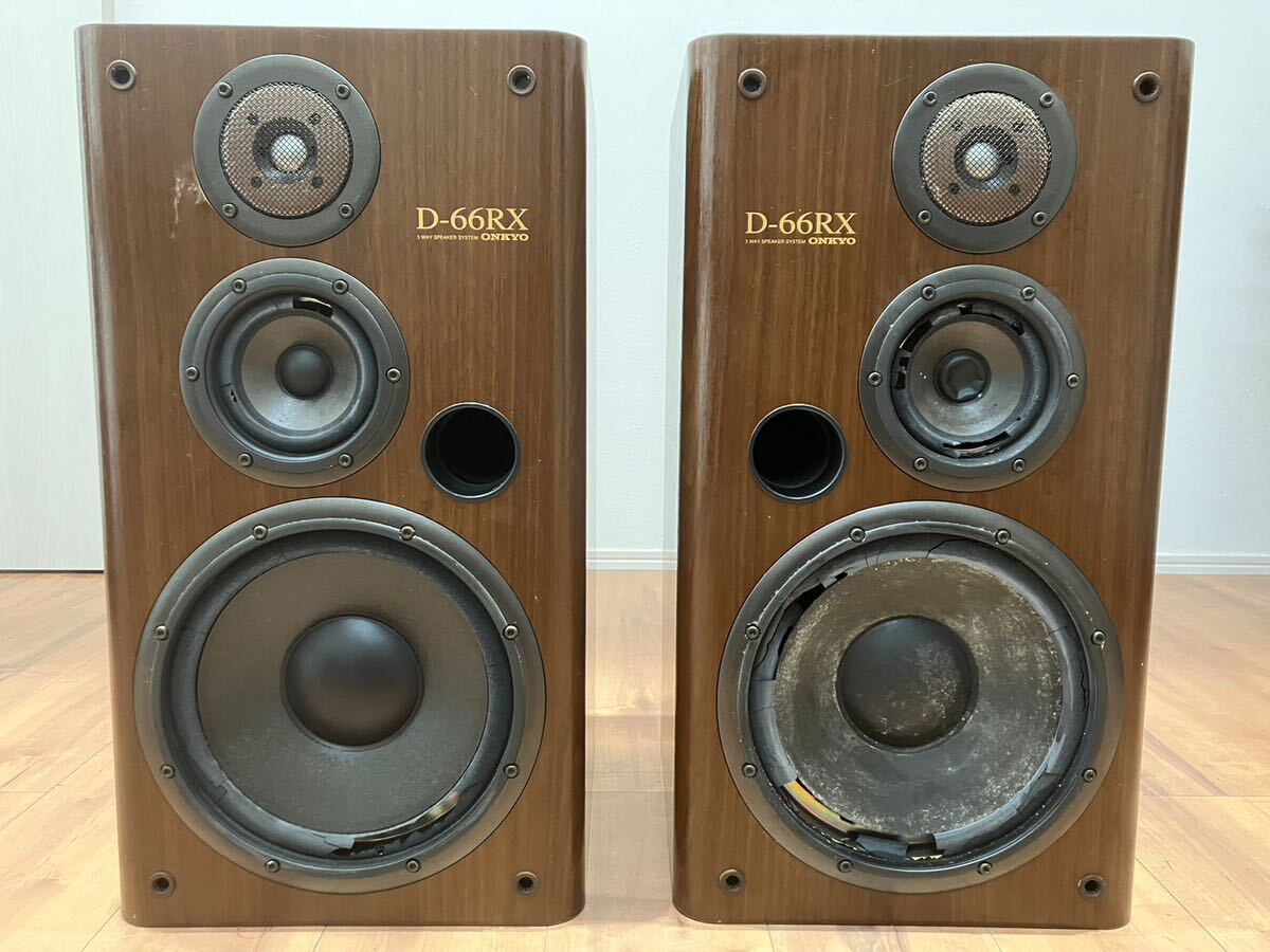 A/48 ONKYO D-66RX 3 way speaker system スピーカーセットの画像1