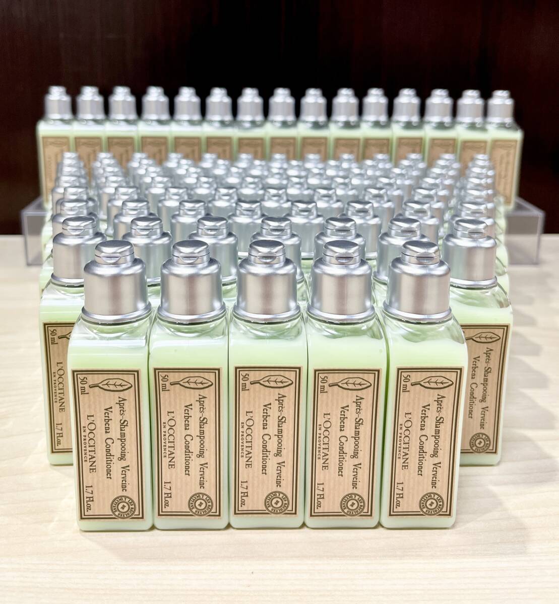 蘇さ(BBY974) 未使用 ロクシタン ヴァーベナコンディショナー 50ml おまとめ 90本 中古品 80サイズの画像1