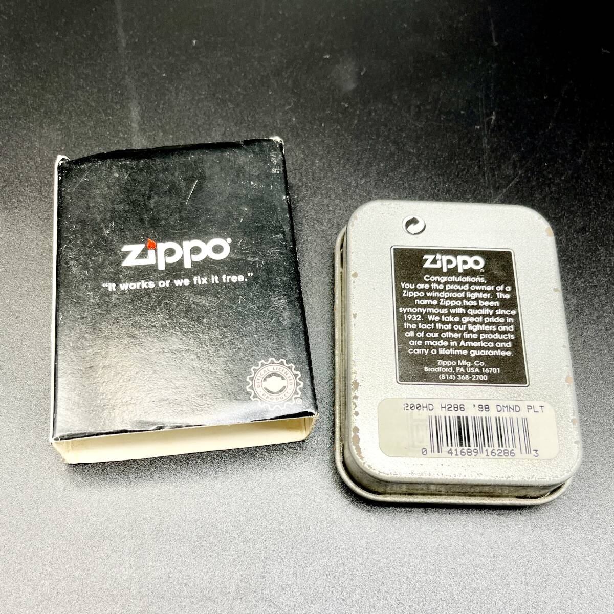 蘇や(PAY38)　1円スタート！　ライター　Zippo　HARLEY-DAVIDSON　喫煙具　着火未確認　ジャンク品　コンパクトサイズ_画像6