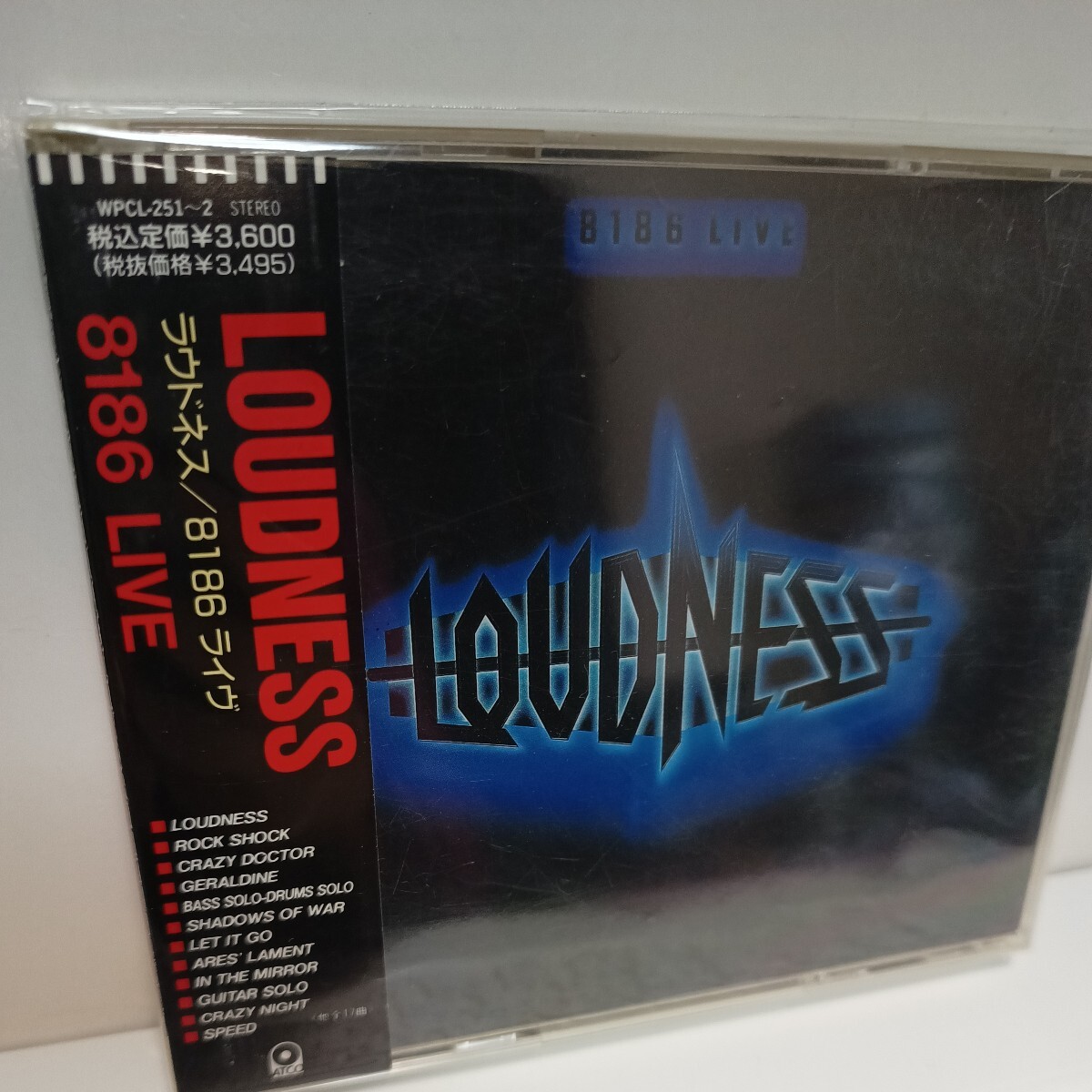 LOUDNESS「8186 LIVE」帯付き　2CD_画像1