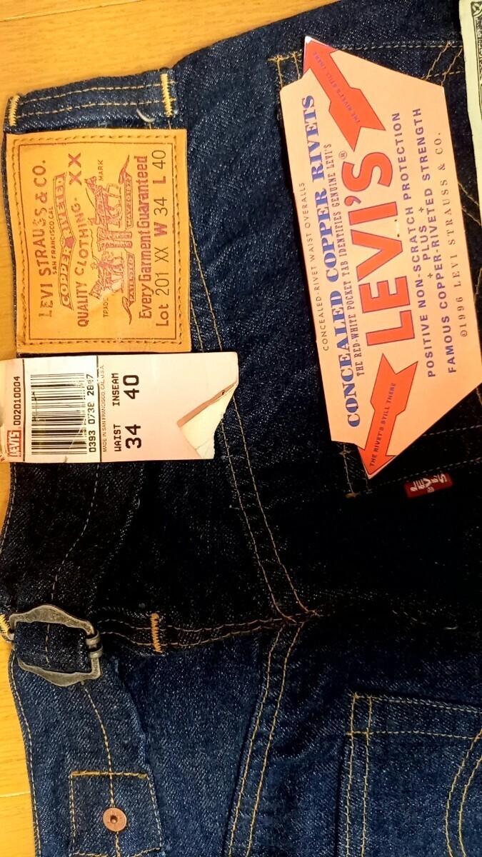 Levi's USA製 201XX W34 L40 冊子完備 超貴重サイズ バレンシア Levi's USA製 201XX W34 L40 冊子完備 超貴重サイズ バレンシア