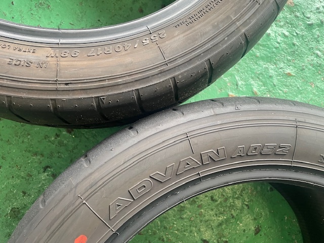 アドバン ADVAN A052 255/40R17 2本セット まだいけます！中古セット② 86 BRZ ランエボ S2000_画像4