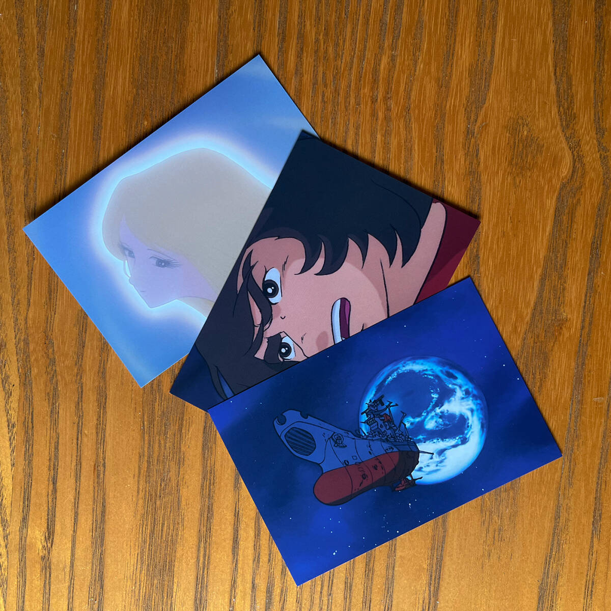劇場版「さらば宇宙戦艦ヤマト 愛の戦士たち」 ４Ｋリマスター 入場者特典 ポストカード ３枚セット 未使用の画像2
