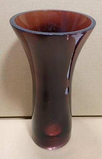 ★ ガラス花瓶 高さ22.5ｃｍ（工芸用被せガラス）サンドブラスト素材・エッチング素材の画像3