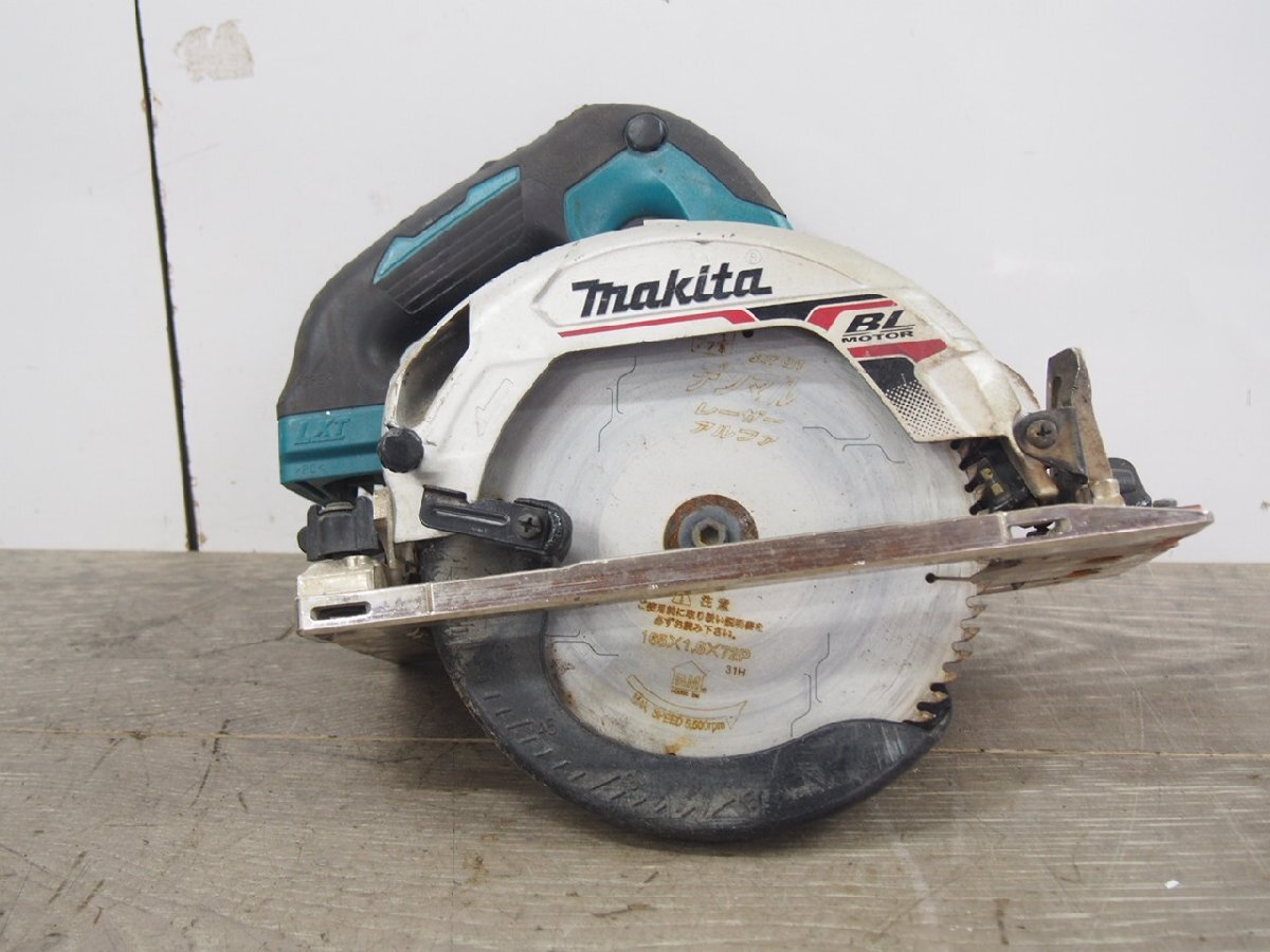 ☆【1H0311-8】 makita マキタ 165mm充電式マルノコ HS631D 18V ジャンクの画像2