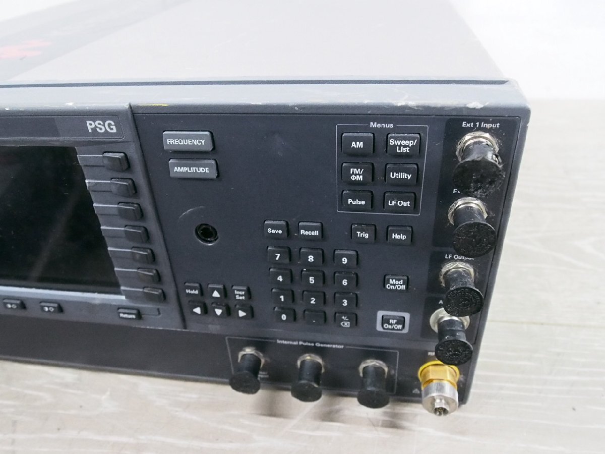 ☆【H0403-16】 KEYSIGHT キーサイト アナログシグナルジェネレータ アナログ信号発生器 E8257D 100V PSG 250kHz-50GHz ジャンクの画像4