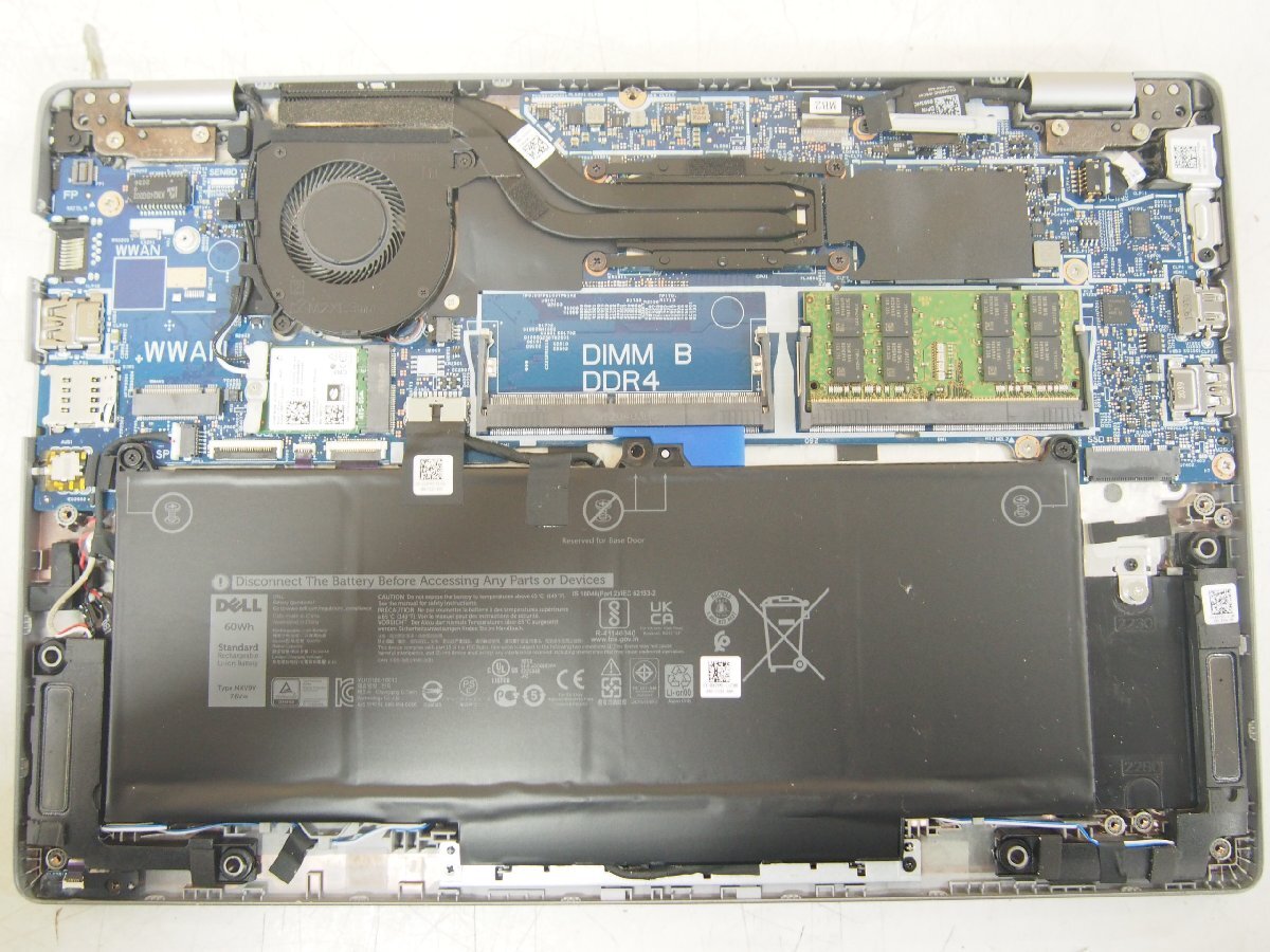 ☆【2H0404-13@5】 DELL デル Latitude 5310 ノートパソコン P97G002 corei5 10th GEN ジャンク_画像7