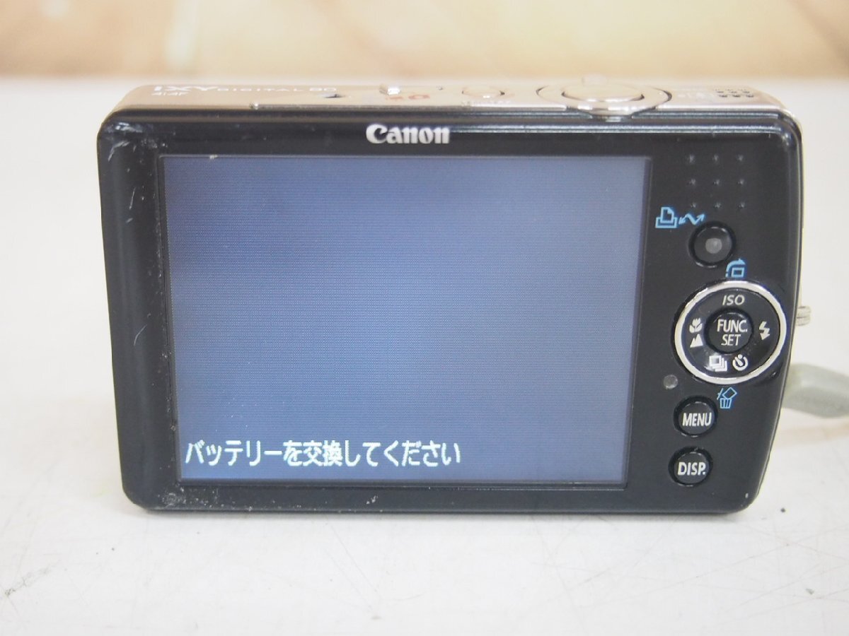 ☆【1H0404-22】 Canon キャノン コンパクトデジタルカメラ PC1147 IXY DIGITAL 80 6.0MEGA PIXELS 5.8-17.4mm 1:2.8-4.9 ジャンクの画像9
