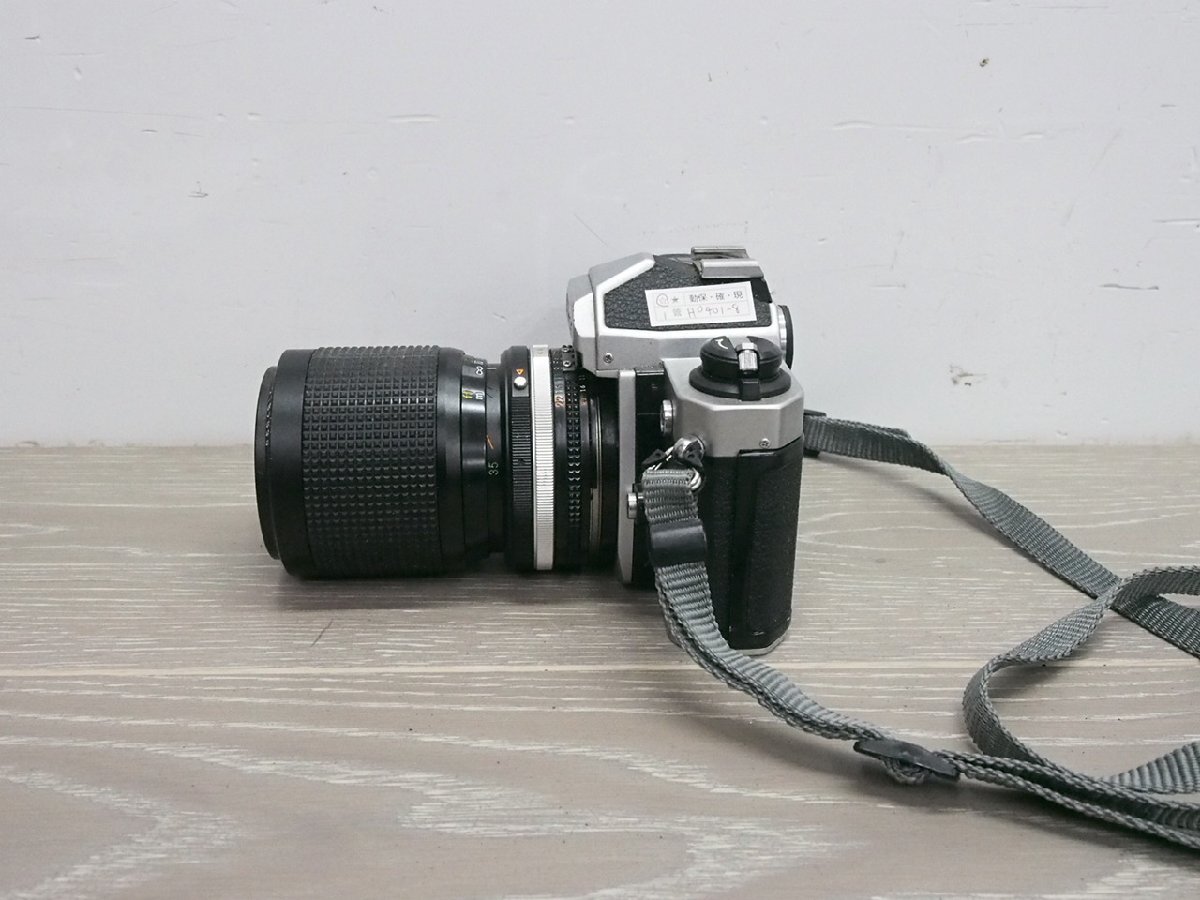 ☆【1H0401-8】 Nikon ニコン フィルムカメラ FM2 レンズキャップ付き 35～105mm 1:1.35～4.5 ジャンクの画像3