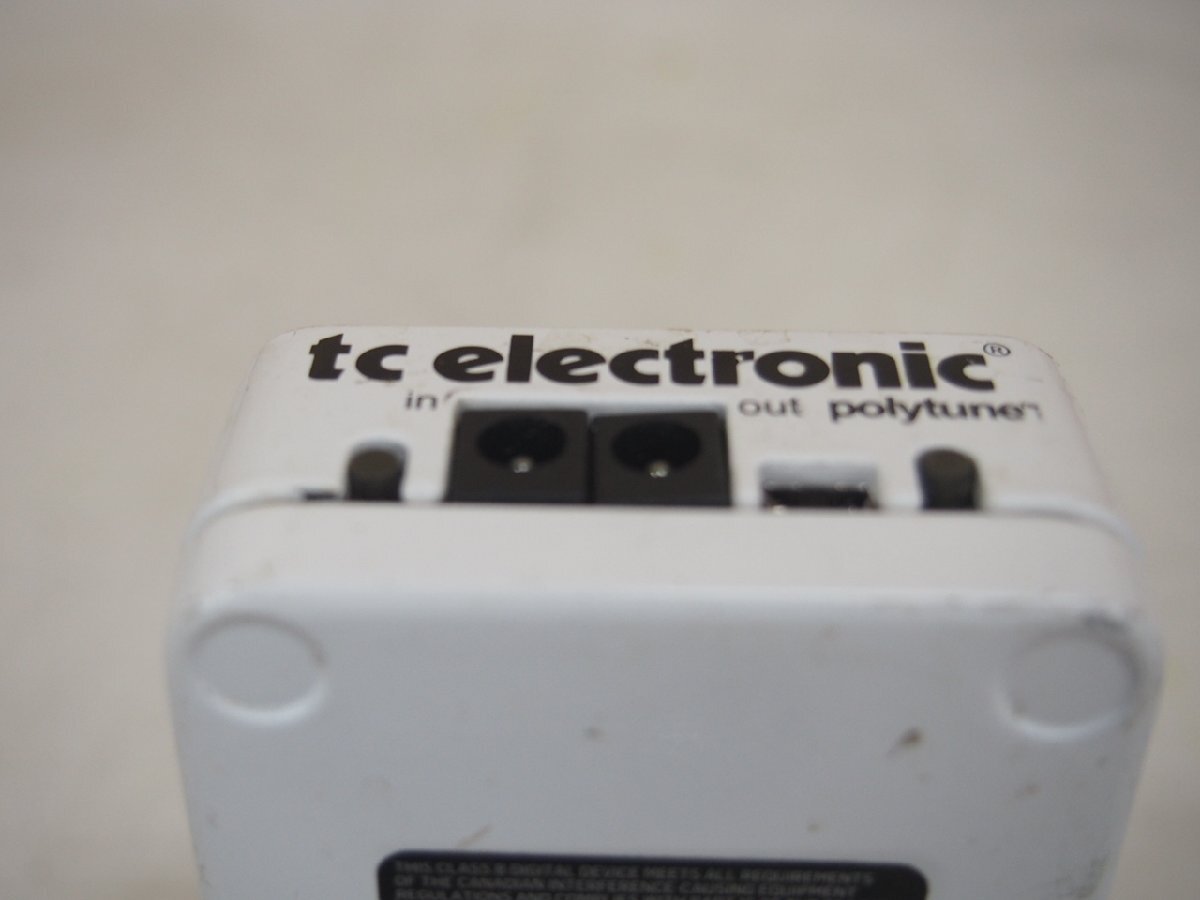 ☆【1H0405-11】 tc electronic ティーシーエレクトロニック エフェクター polytune 現状品_画像8