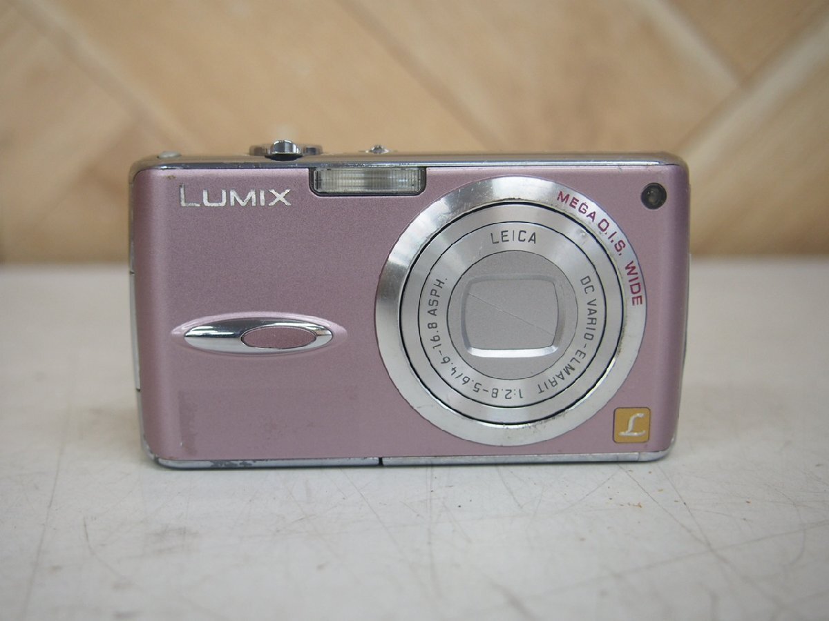 ☆【1K0412-12】 LUMIX ルミックス コンパクトデジタルカメラ DMC-FX01 LEICA 1:2.8-5.6/4.6-16.8 ASPH. ジャンク_画像2