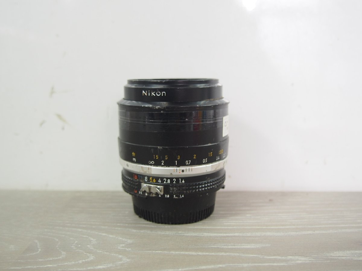 ☆【1H0403-23】 NIKON ニコン NiKKOR 35mm 1:1.4 ジャンクの画像4