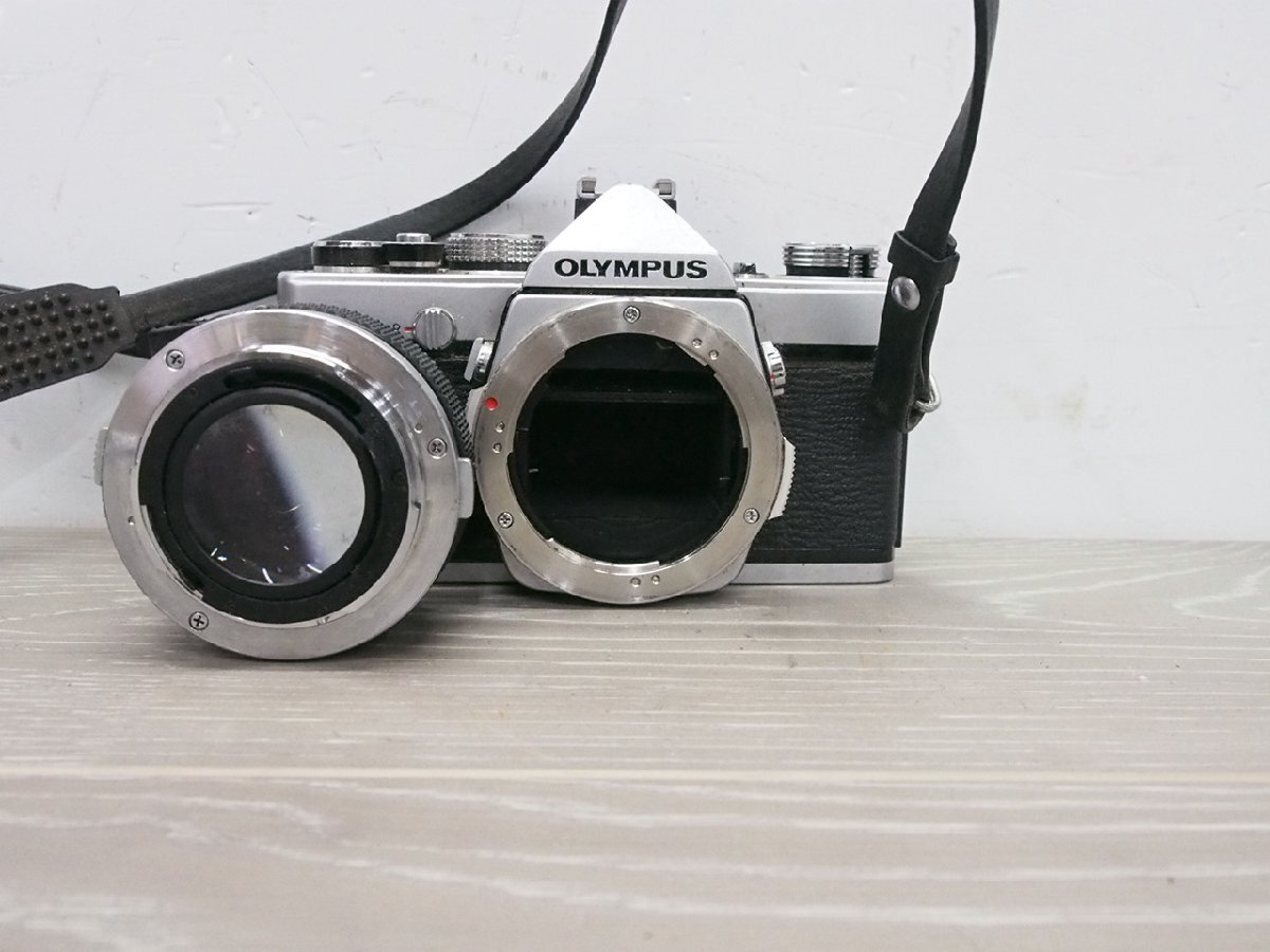 ☆【1H0401-14】 OLYMPUS オリンパス フィルムカメラ OM-1 フィルター、カバー付き 1:1.4 f＝50mm ジャンク_画像10