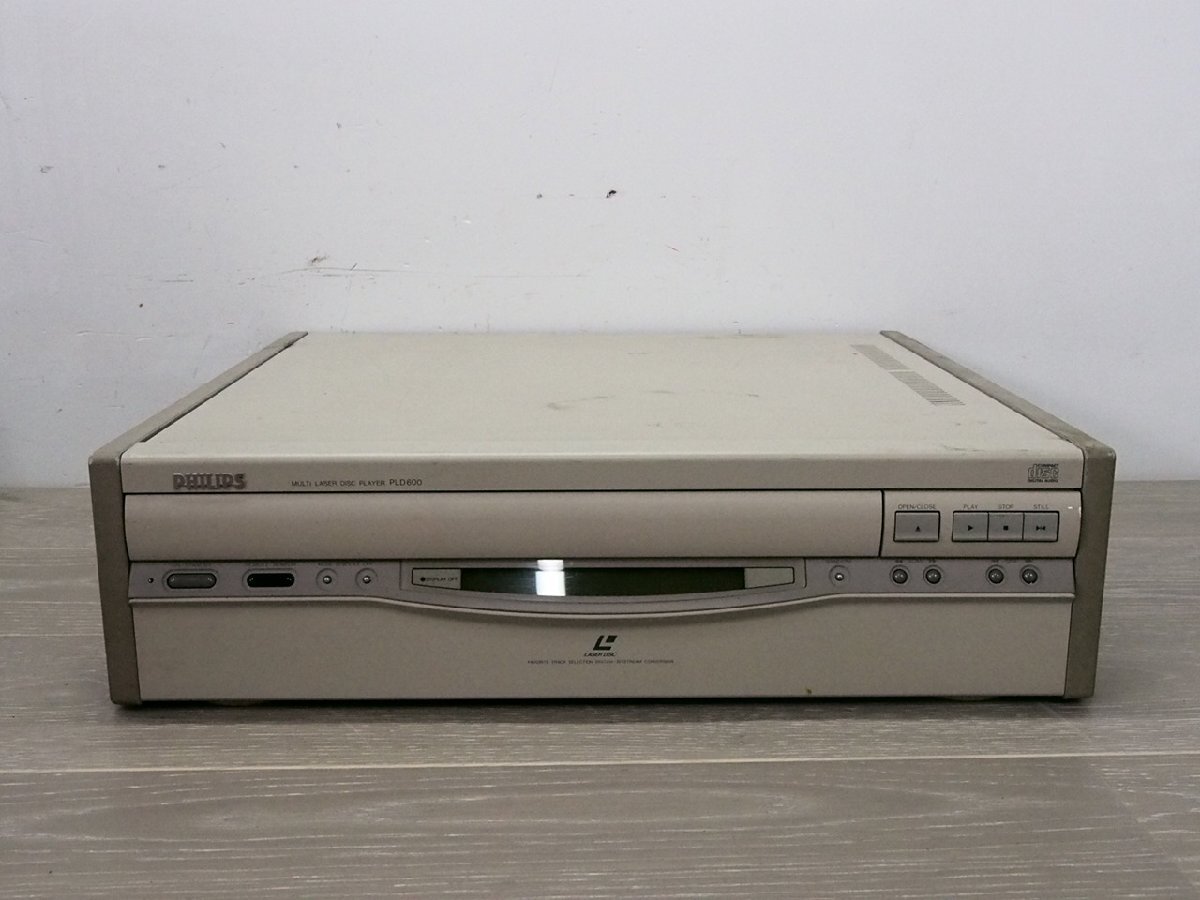 ☆【1K0408-16】 PHILIPS フィリップス マルチレーザーディスクプレーヤー PLD-600 100V LDプレーヤー 現状品の画像2