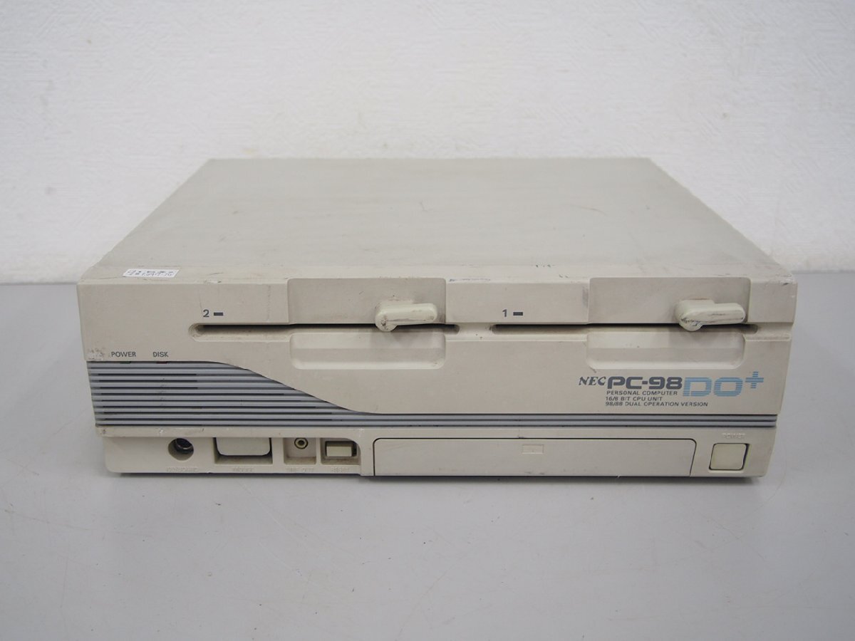 ☆【2R0417-30】 通話OK NEC パーソナルコンピュータ 旧型PC PC-98DO/P 100V ロードス島戦記Ⅱ システムディスク付 現状品の画像2