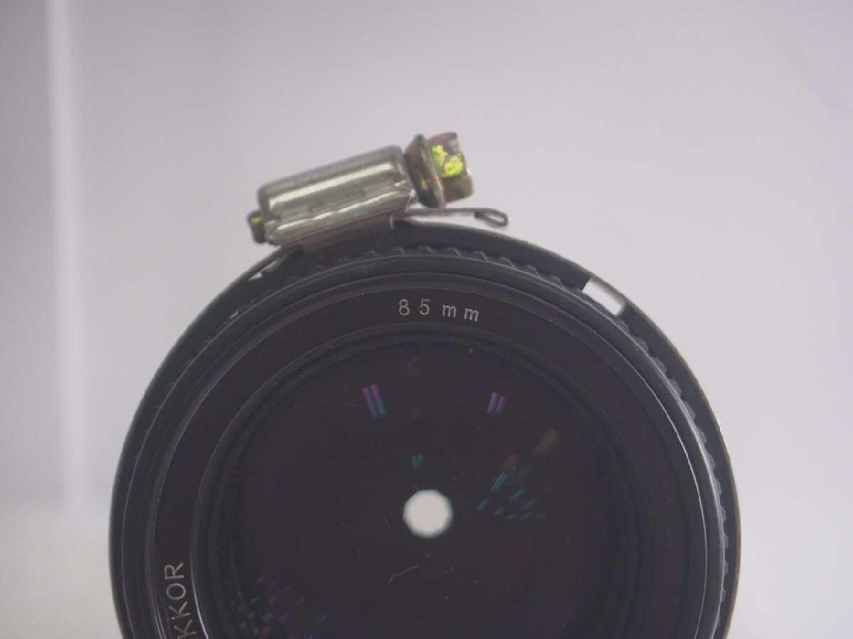 ☆【1R0418-44】 Nikon ニコン カメラレンズ 一眼レフ用 単焦点AFレンズ HN-23 AF NIKKOR 1:1.8 D 85㎜ MC PROTECTOR 62㎜ ジャンクの画像3