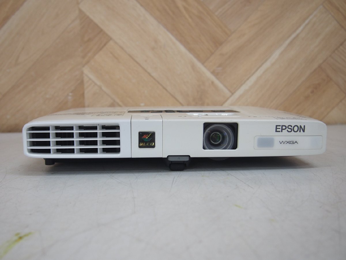 ☆【2H0410-2】 EPSON エプソン LCDプロジェクター EB-1761W H478D 100V ランプ点灯時間 節電オフ1634H オン89H 現状品_画像2