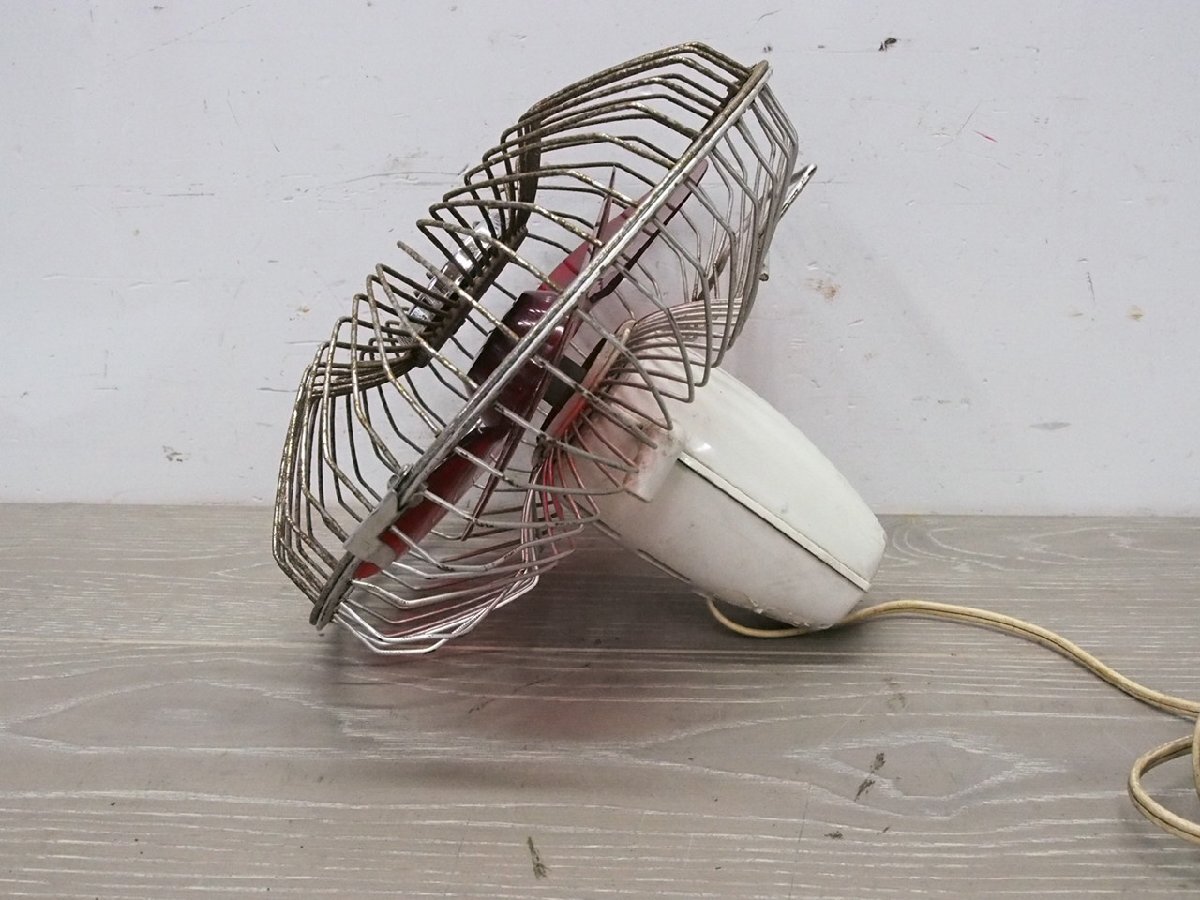 *[3R0425-5] National National electric fan F-20AA? 100V Showa Retro desk present condition goods 