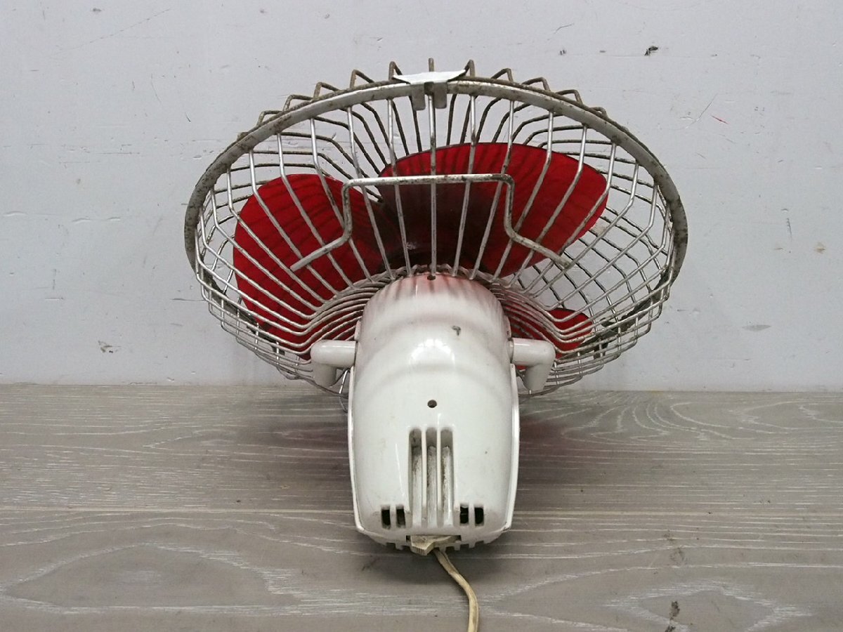 *[3R0425-5] National National electric fan F-20AA? 100V Showa Retro desk present condition goods 