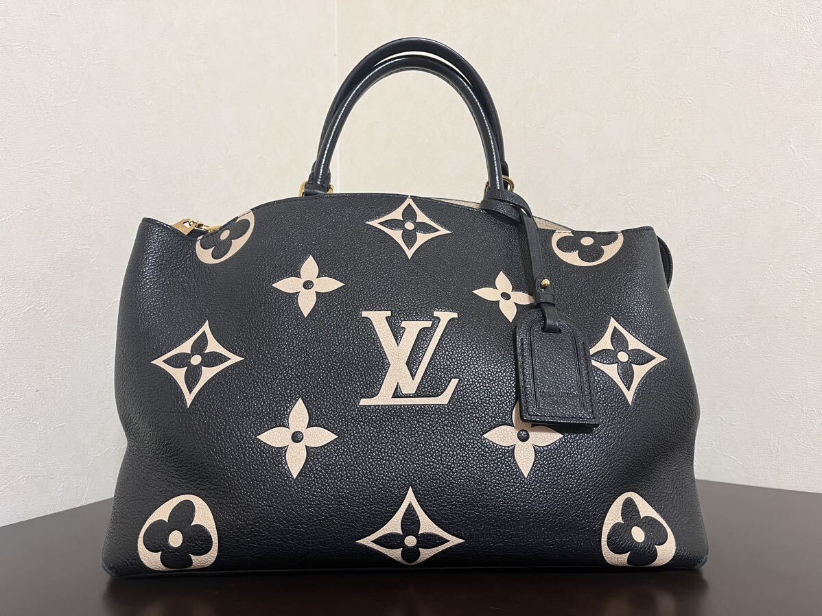 ICタグ有 ルイヴィトン グラン・パレMM アンプラント バイカラー 付属品完品 レザー VUITTON レア_画像2