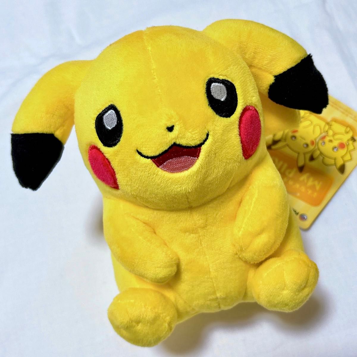 ポケモンセンター マイピカチュウ 困り顔 垂れ耳 タレ目 ポケモンセンター マイピカチュウ 困り顔 垂れ耳 タレ目
