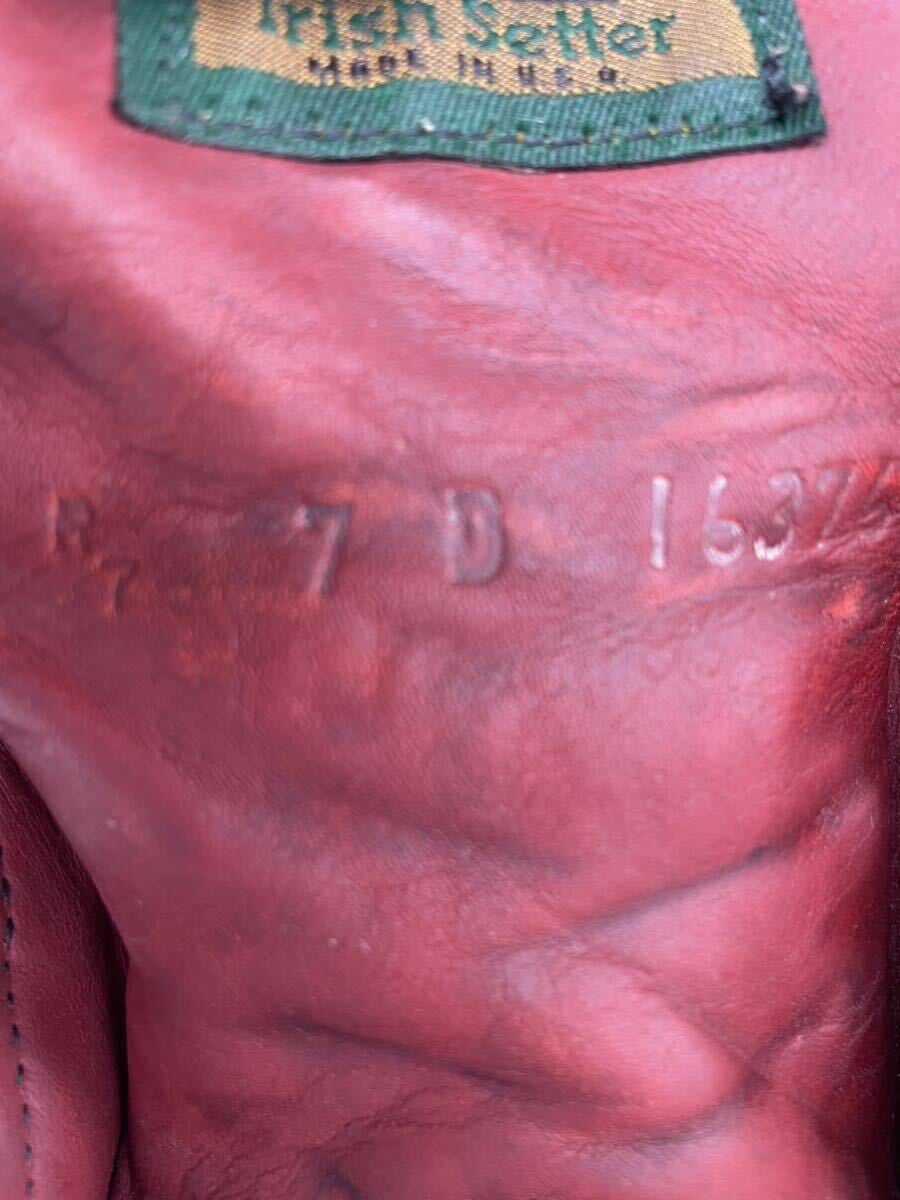 RED WING レッドウィング 8166 半円犬タグ　1990年代中期　7D (赤茶) 16376_画像4